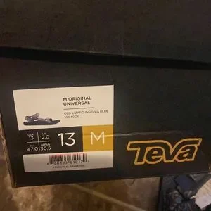 Teva | Shoes | Nwt Teva Old Lizard Insignia Blue Sandals 
